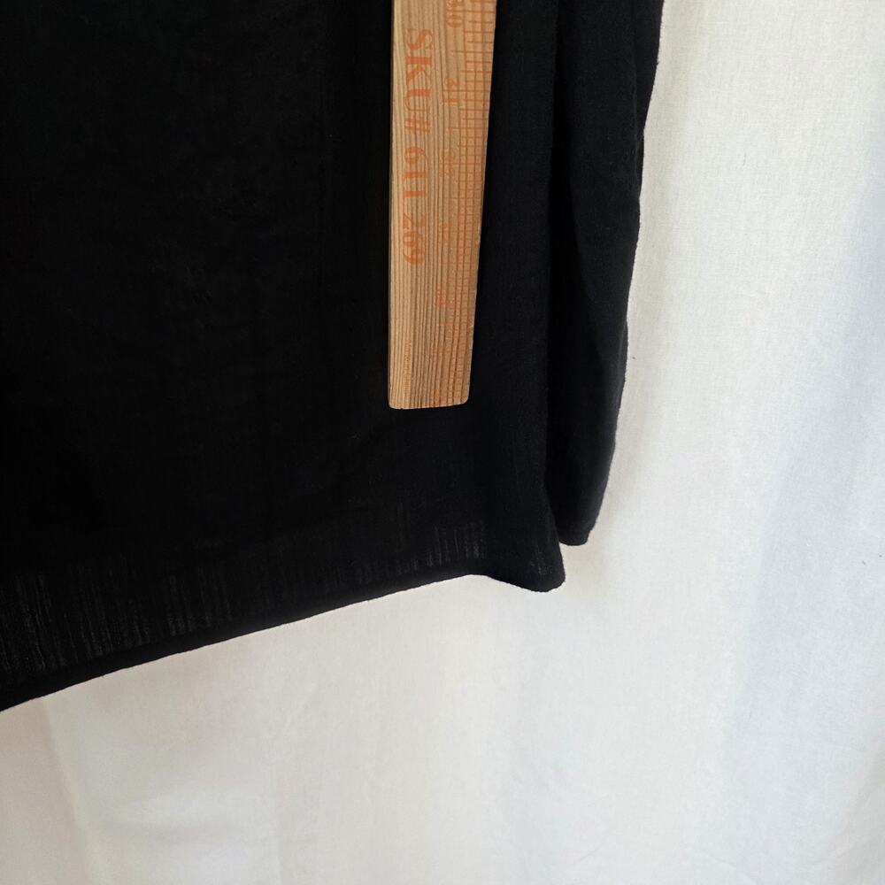 Old Navy Puff-Sleeve Dobby Mini Swing DressBlack Plus Size 2X Peasant Casual - Picture 10 of 12